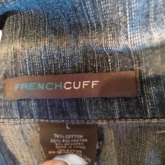 French Cuff Denim Jean Jacket - Picture 3 of 3
